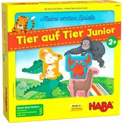 HABA 306068 Meine ersten Spiele – Tier auf Tier Junior