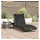 vidaXL Sonnenliege 2 pcs 40 x 40 x 40,5 cm Braun/Schwarz