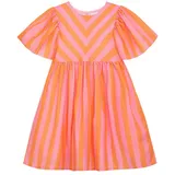 danamade Sommerkleid DLILOU (1-tlg) Mädchen Kleid mit orange-pink Streifen orange 152 EU