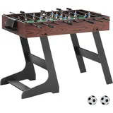 Vevor Klappbarer Tischfußball in Standardgröße 42 Zoll, Indoor-Fußball in voller Größe für Zuhause, Familie und Spielzimmer, Fußball mit Tischfußball-Set