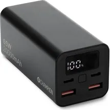 Champion Powerbank 20000 mAh 65W Power Delivery (PD), 2x USB-C, 2x USB-A, 105x48x48mm - Schwarz