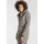 POLARINO Strickmantel in beige-braun | taupe XXL