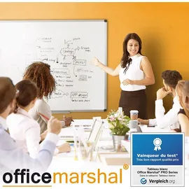 Floordirekt Office Marshal Whiteboard Office Marshal Profi Lackierte Oberfläche 60 x 90 cm