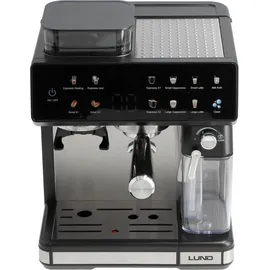 LUND Kaffeevollautomat mit Milchaufschäumer und Mahlwerk, 1350W