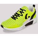 Camp David Herren Moderner Sneaker im coolen Materialmix Neon Yellow, 45 - 45 EU