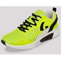 Camp David Herren Moderner Sneaker im coolen Materialmix Neon Yellow, 45 - 45 EU