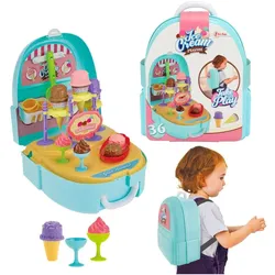 Toi-Toys - Set -Eis mit Eisbecher und Kekskegeln- im Rucksack
