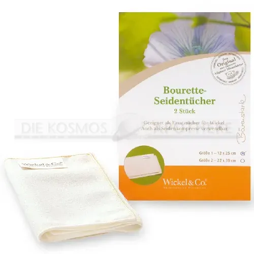 BOURETTE-Seidentücher Gr.1 12x25 cm 2 St