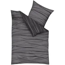 KAEPPEL Motion Mako-Satin zinn 135 x 200 cm + 80 x 80 cm