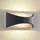 LINDBY Außenwandleuchte Aluminium 30 cm 1 x 9 W LED schwarz