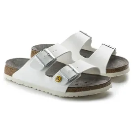 Birkenstock Arizona ESD Birko-Flor schmal weiß 40