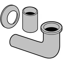 Villeroy & Boch V&B Anschlussstutzen verchromt, für Urinal