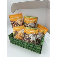 Seeberger XXL-Markenbox, Box mit 5 leckeren Snacks im Großformat, inklusive gratis Verschlussclip