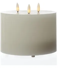 MARELIDA XXL LED Kerze 13 cm 15 cm weiß