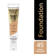 Max Factor Miracle Pure Skin-Improving Foundation 30 ml 45 Warm Almond