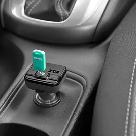 Hama FM-Transmitter mit Bluetooth- und Freisprechfunktion