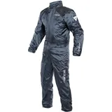Dainese Rain Suit, Motorrad leichter, packbarer Regenanzug, mit reflektierenden Einsätzen., anthrazit, xl