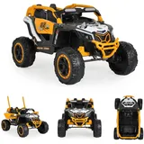 Moni Jeep Kansas Elektrofahrzeug orange, weiß (12 V)