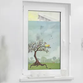 Lichtblick Fensterfolie Märchenbaum - bunt
