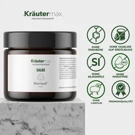 kr√§utermax ‚äì naturheilmittel seit 1890 Kräutermax Salbe Weinlaub plus Creme 100 ml