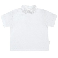 T-Shirt Pointelle - white / 98/104 | leevje