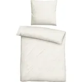 biberna Bettwäsche 135 x 200 cm Musselin Beige Natur