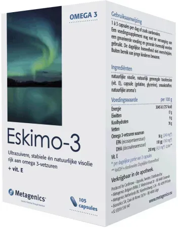 Metagenics Eskimo-3 Omega 3 Kapseln 105