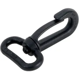 Basic Nature Karabiner Drehbar 25 mm Schwarz
