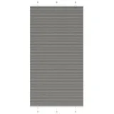 vidaXL Plissee Anthrazit 105x200 cm Stoffbreite 104,4 cm Polyester,