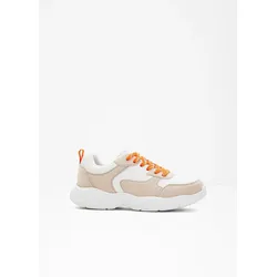 bonprix Chunky Sneaker, beige, 37, Vegan