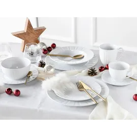 CreaTable Kaffeetasse 0,33 l Weiß 6 St.