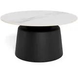 alasans Santorini Schwarz/Weiß Metall 70 x 39 cm