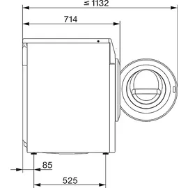 Miele WTW870 WPM Waschtrockner (9 kg / 6 kg, 1600 U/min)