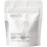 mother+ Omega-3 vegan Mono – Hochwertiges Omega-3 aus Algenöl/Mit DHA & EPA für Schwangerschaft, Stillzeit & Mama-Gesundheit / 100% vegan & nachhaltig
