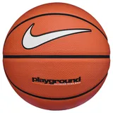 Nike Everyday Playground 8P Outdoor Street Basketball Ball – Robuster Freizeit Basketball – Deflated geliefert, Amber/Black/White, 6