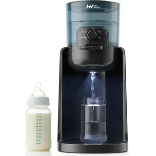Flaschenzubereiter für Babys,Flaschenwärmer Baby,Instant Warmer,Wasserspender für Sofortige Herstellung von Formelflaschen,4 Temperaturen 72H Smart Thermostat, Heißwasserspender, Schwarz