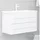 vidaXL Waschbeckenunterschrank 80 x 38,5 x 48 cm Weiß