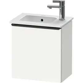 Duravit Waschtischunterschrank D-Neo 41x27,4x44cm, 1 T, An L, schwarz/weiß ma