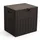 VOUNOT Gartenbox 126 l 56 x 43 x 53 cm Holzoptik Braun