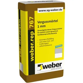 SG weber weber.rep 767, 25kg - Vergussmörtel 1 mm