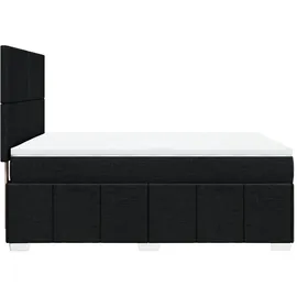 vidaXL Boxspringbett 140 x 200 cm Schwarz