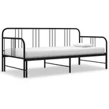 vidaXL Tagesbett 90 x 200 cm Schwarz