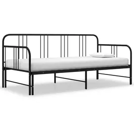 vidaXL Tagesbett 90 x 200 cm Schwarz