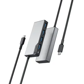 Alogic USB-C Fusion SWIFT 4-in-1 Hub Space Grey