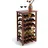 Relaxdays Weinregal 94 x 47 x 26 cm Dunkelbraun