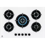 Electrolux EGG75372W, Weiß, Integriert, 75 cm, Gaskochfeld, Glas, 5 Zone(n) - Weiß
