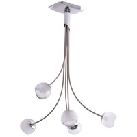 Brilliant Deckenlampe, Glas Kugel Strahler H 66 cm, GIULIETTA