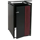 Proregal Mülltonnenverkleidung 122 x 68 x 84 cm anthrazit
