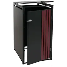 Proregal Mülltonnenverkleidung 122 x 68 x 84 cm anthrazit