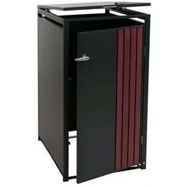 Proregal Mülltonnenverkleidung 122 x 68 x 84 cm anthrazit